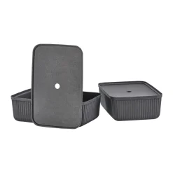 Cajas de almacenamiento Pulp 32x48 cm 2-pack, Black