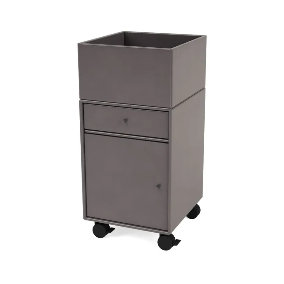 Cajonera con ruedas Runner, Coffee 35