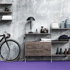 Cajonera String, Nogal, 78x30 cm