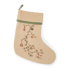 Calcetín de Navidad Hammershøi Christmas, Beige