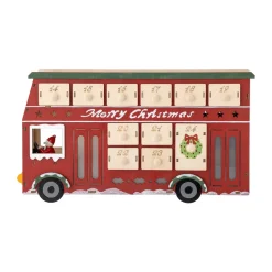 Calendario Edward con autobús luminoso, Rojo