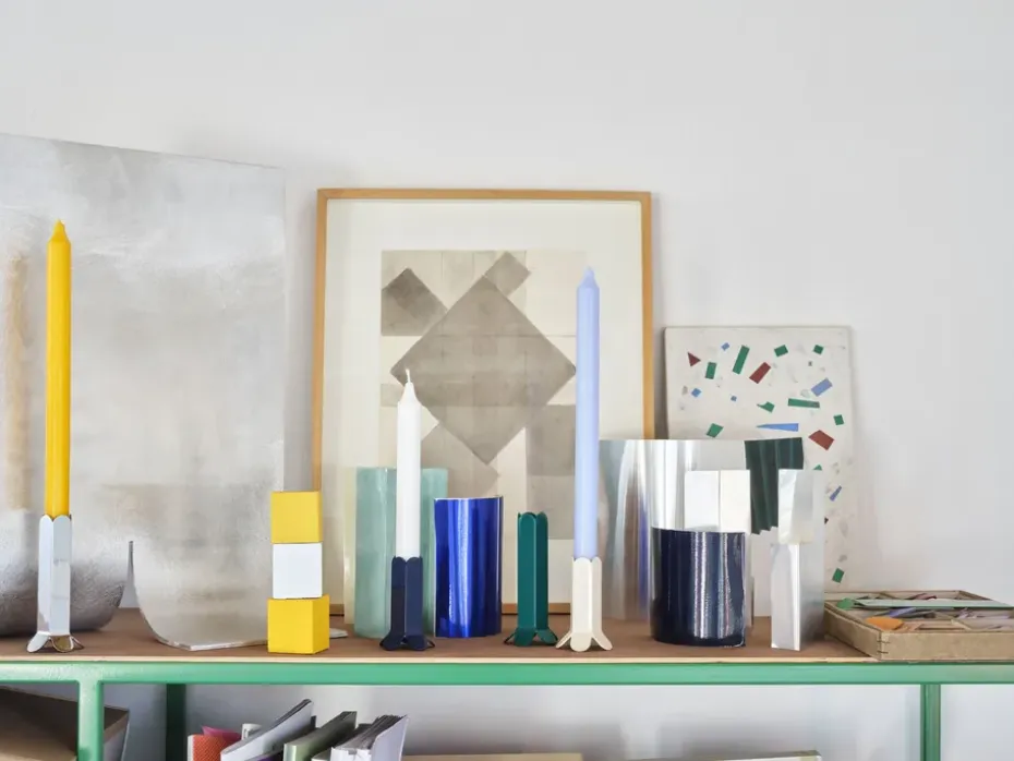 Candelabro Arcs 13 cm, Mirror