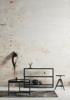 Candelabro Ava 22 cm, Gris antiguo