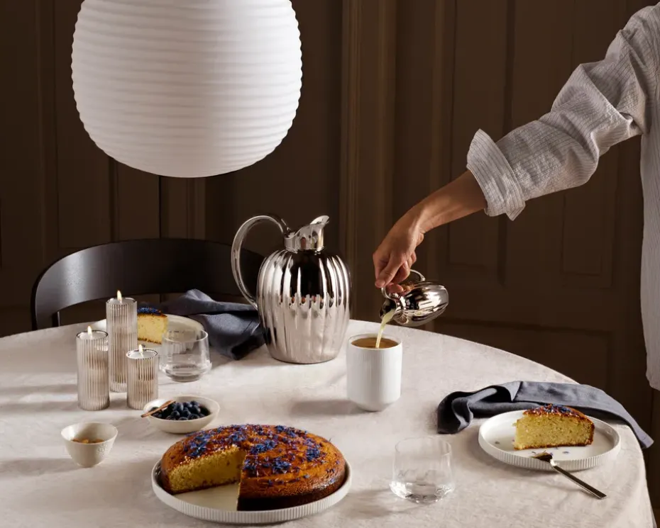 Candelabro Bernadotte 3 piezas, acero inoxidable