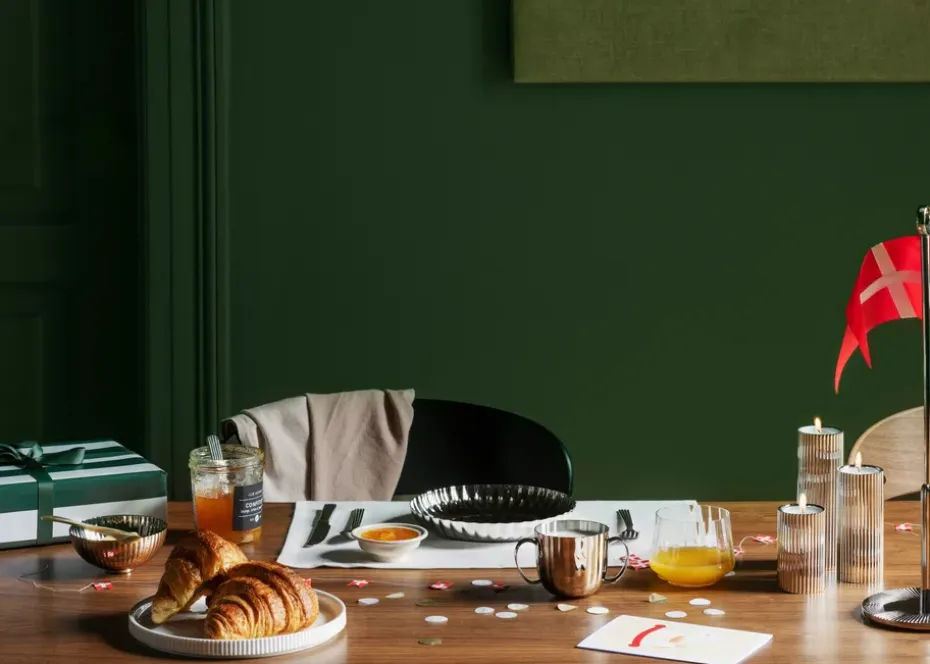 Candelabro Bernadotte 3 piezas, acero inoxidable