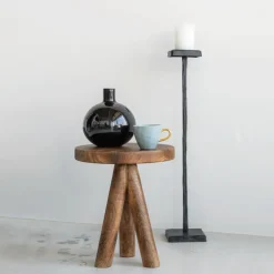 Candelabro Bubble M 18 cm, Black