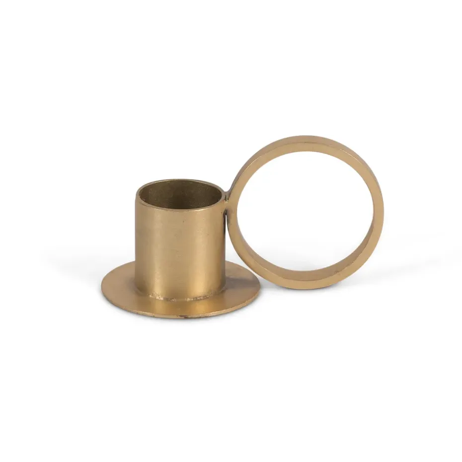 Candelabro Circle, Dorado