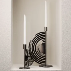 Candelabro Cirkus, Negro, medium