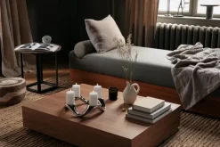 Candelabro Cobra Ø33 cm, acero inoxidable