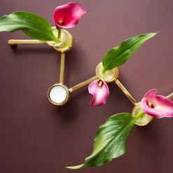 Candelabro Constella S, latón