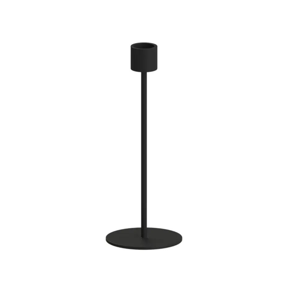 Candelabro Cooee 21 cm, negro