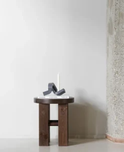 Candelabro Crooked 1, Gris