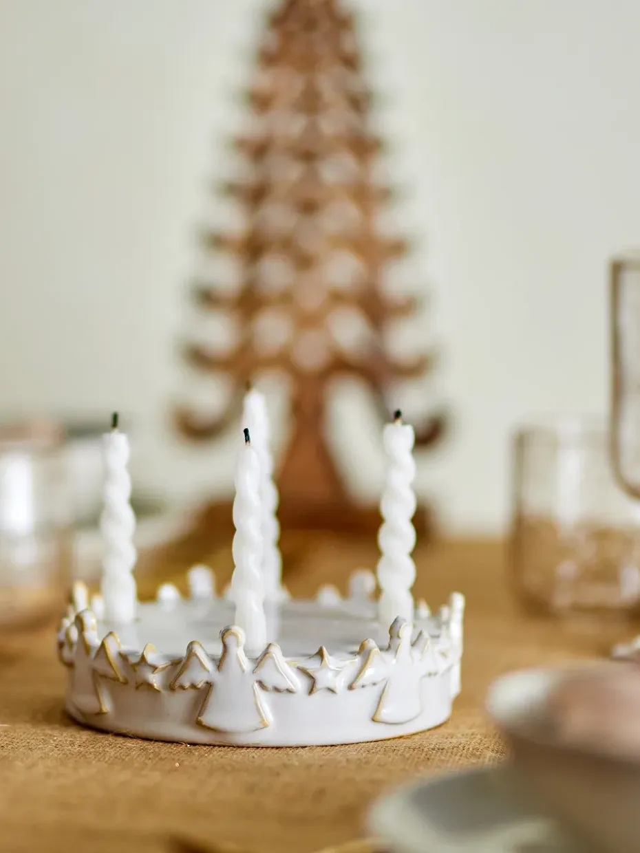 Candelabro de Adviento Starry, Blanco