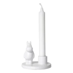 Candelabro de cerámica Mumin, blanco