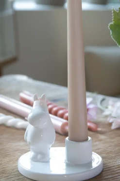 Candelabro de cerámica Mumin, blanco