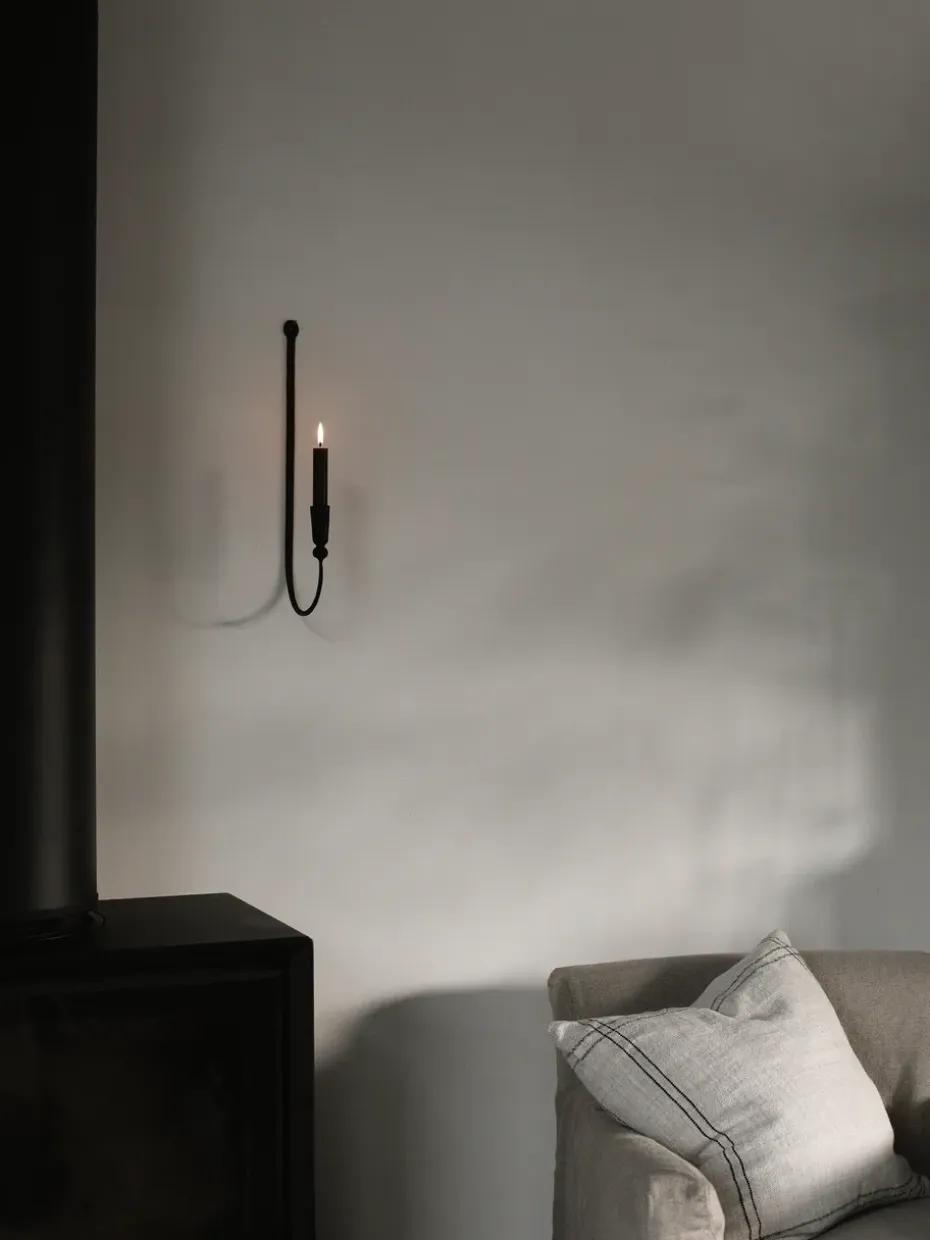 Candelabro de pared Boule , Negro