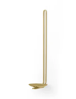 Candelabro de pared Clip 34 cm, Latón