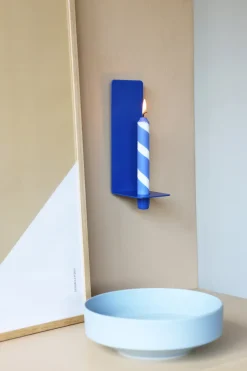 Candelabro de pared Cosy up 25 cm, Cobalt