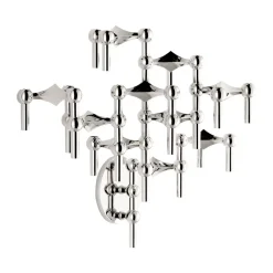 Candelabro de pared STOFF Nagel, Chrome