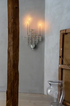 Candelabro de pared STOFF Nagel, Chrome