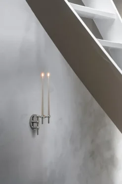 Candelabro de pared STOFF Nagel, Chrome