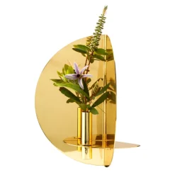 Candelabro de pared Twilight, latón