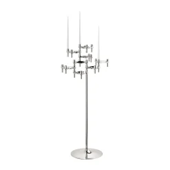 Candelabro de pie STOFF Nagel 70 cm, Chrome