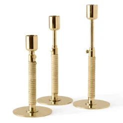 Candelabro Duca, latón brillante