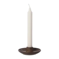 Candelabro Ernst Ø10,5x3,5 cm, Marrón-beige
