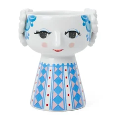 Candelabro Eva 9,5 cm, Azul oscuro