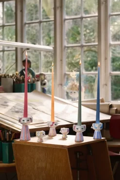 Candelabro Eva 9,5 cm, Rosa