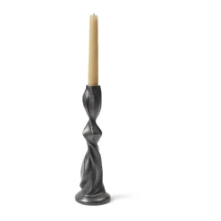 Candelabro Gale 25 cm, Blackened Aluminium