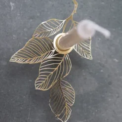 Candelabro Hassel pequeño 3 cm, Dorado