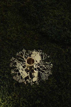 Candelabro Hilke X Mumin No.1, Latón