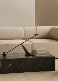 Candelabro Interconnect 70 cm, Bronzed brass