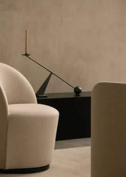 Candelabro Interconnect 70 cm, Bronzed brass