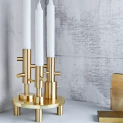 Candelabro Jaime Hayon grande, Latón