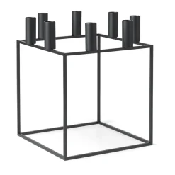 Candelabro Kubus 8, negro
