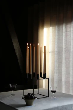 Candelabro Kubus 8, negro