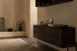 Candelabro Kubus 1, negro