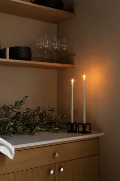 Candelabro Kubus 1, negro