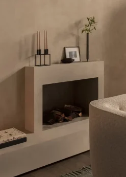 Candelabro Kubus 4, negro