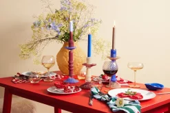 Candelabro Lara L 32 cm, Burdeos