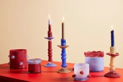 Candelabro Lara S 22 cm, Beige