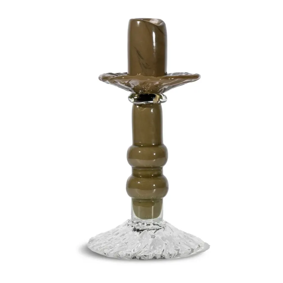 Candelabro Lara S 22 cm, Verde-claro
