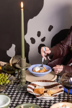 Candelabro Lara S 22 cm, Verde-claro