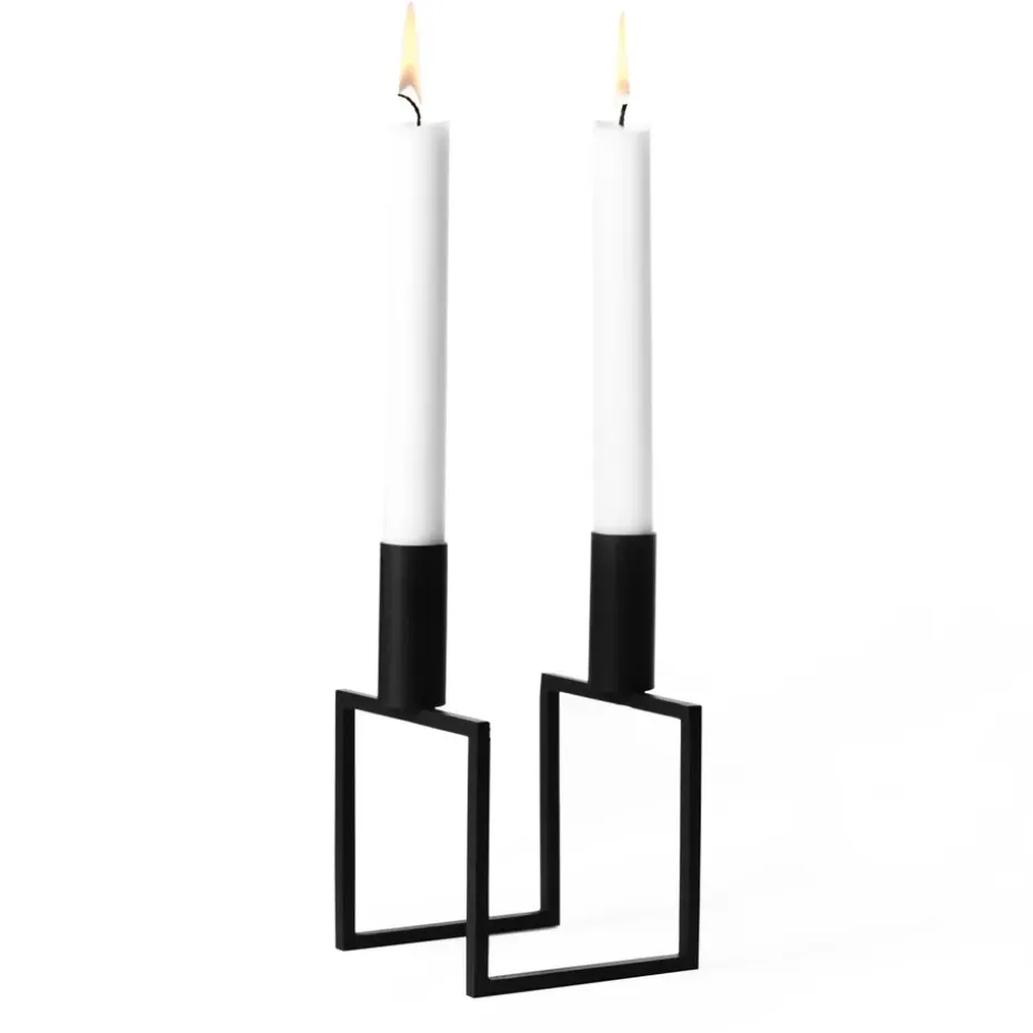 Candelabro Line, negro