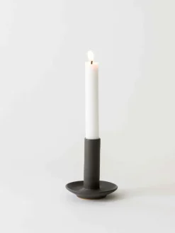 Candelabro Lou, gris oscuro