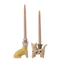 Candelabro Mamie 2 piezas, gres