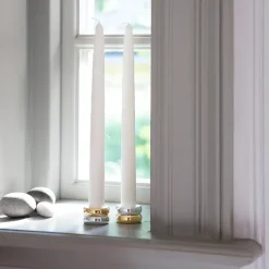 Candelabro Marriage Duo 2 piezas, latón-plata